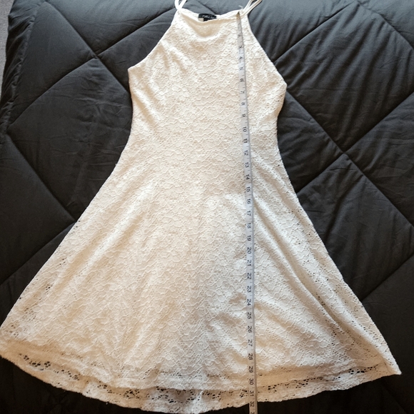 Rue21 Cream Lace Halter Midi Dress - Picture 1 of 4
